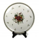 Mikasa Holiday Delight Round Cake Plate Tray Petite Bone China  9 3/4"