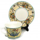 Villeroy & Boch Citta & Campagna Cup and Saucer Set Fruit Floral Bouquet Villeroy & Boch Citta & Campagna Cup and Saucer Set Fruit Floral Bouquet