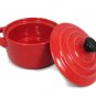 Chef's Elements Set of 2 Multicolored Mini Casserole Dishes Stoneware 8 Oz