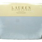 Lauren Ralph Lauren One Twin Flat Sheet Georgica Garden Sanabel Blue Gingham NEW Lauren Ralph Lauren One Twin Flat Sheet Georgica Garden Sanabel Blue Gingham NEW