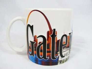 America Ware 2008 Gateway Arch St Louis Coffee Mug Cup White Ceramic 16 Oz
