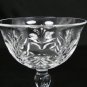 Stuart England Crystal Glass 4 Stemware Water Wine Goblets 5 1/8"
