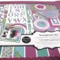 Colorbok Scrapbook Album Kit Wild Lilacs 12x12 140 Stickers-60 Die Cuts-6 Accent