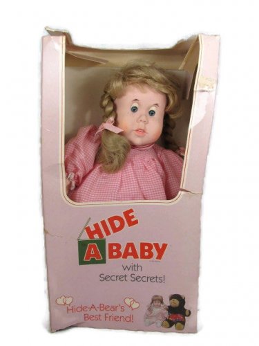 Vintage Hide A Baby w/ Secret Secrets Hide a Bear's Best Friend by Monarch Toy