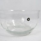 Colony Dominique Crystal Clear Salad Serving Bowl Swirl Optic Handmade 9 1/2" Colony Dominique Crystal Clear Salad Serving Bowl Swirl Optic Handmade 9 1/2"