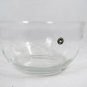 Colony Dominique Crystal Clear Salad Serving Bowl Swirl Optic Handmade 9 1/2"