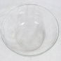 Colony Dominique Crystal Clear Salad Serving Bowl Swirl Optic Handmade 9 1/2"