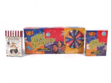 3 Pack Jelly Belly Spinner Gift Box Bean Boozled Harry Potter Bertie Botts Stocking Stuffers