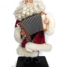 Christmas Fantasy Wonderland Santa Musician Moves Plays 8 Holiday Melodies 17"