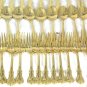 Personally Yours China Engraved 60 Pieces Gold Plated Flatware with Wooden Case