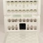 Chess & Checkers With Glass Chess Board Clear & Frosted Pieces