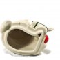 Lenox Holiday Santa & Deer Covered Candy Dish 6.5 Inch