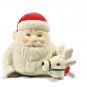 Lenox Holiday Santa & Deer Covered Candy Dish 6.5 Inch