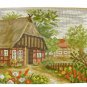 Gobelin Wolle Rodel Ideal Gift Village Scene Photo Handicraft Kit Wood Frame