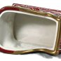 Charter Club Grand Buffet Tartan Plaid Holiday Sleigh Cookie Jar Storage