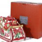 Charter Club Grand Buffet Tartan Plaid Holiday Sleigh Cookie Jar Storage