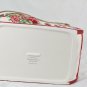 Charter Club Grand Buffet Tartan Plaid Holiday Sleigh Cookie Jar Storage