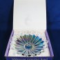 Vintage Federal Glassware Iridescent Celestial Bowl Dish Giftware 11.5"