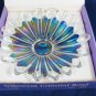 Vintage Federal Glassware Iridescent Celestial Bowl Dish Giftware 11.5"