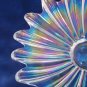 Vintage Federal Glassware Iridescent Celestial Bowl Dish Giftware 11.5"