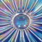 Vintage Federal Glassware Iridescent Celestial Bowl Dish Giftware 11.5"