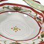Fitz and Floyd Woodland Holiday Basket Handled Candy Dish