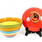 Popular Creations Rectangle Serving Tray & Dip Bowls Lidded Artisan Partyware