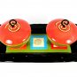 Popular Creations Rectangle Serving Tray & Dip Bowls Lidded Artisan Partyware