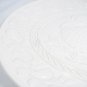 Kitchen Worthy White Turkey Embossed Oval Serving Platter Large