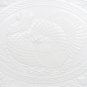 Kitchen Worthy White Turkey Embossed Oval Serving Platter Large