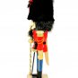 Nutcracker Village Christmas Wooden Toy Soldier Fur Hat 12"