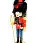 Nutcracker Village Christmas Wooden Toy Soldier Fur Hat 12"