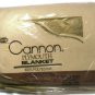 Cannon Plymouth Brown Blanket 100% Polyester Full & Twin Size Beds 72in x 90in