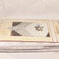 Star Dust Crochet Hand Scalloped Lace White Tablecloth 100% Polyester 60 x 104