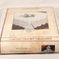 Star Dust Crochet Hand Scalloped Lace White Tablecloth 100% Polyester 60 x 104