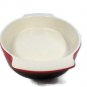 World Market Red Oval Baking Dish Bakeware w/ Handles Ceramic 12 5/8"