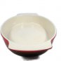World Market Red Oval Baking Dish Bakeware w/ Handles Ceramic 12 5/8"