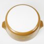 Pyrex Mid Century Americana Lidded Casserole Dish Brown Gold Large 2 1/2" Qt