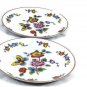 Estee Lauder Set of 6 Salad Bread Plates Butterfly Floral Chinoiserie Porcelain