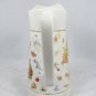 Marjolein Bastin Ceramic Pitcher Nature Sketchbook Birdhouse Garden Flower 10"