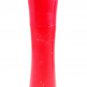 Salt Shaker & Pepper Mill Handpainted Retro Red Wood 8" Set of 2