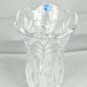Studio Nova Fernwood Crystal Heavy Glass Vase Scalloped Rim 10.5"