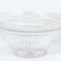 Fifth Avenue Estate 3 Pc Glass Crystal Centerpiece Bowl Vase/Candleholder