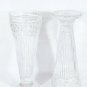 Fifth Avenue Estate 3 Pc Glass Crystal Centerpiece Bowl Vase/Candleholder