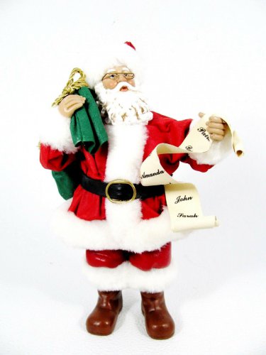 Clothique Possible Dreams Nick's Nook 4209 Santa's A List Christmas Figurine 9"