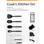 Sunbeam Black Cook's Kitchen Set 25 Piece Set Cooking Tools & Caddy