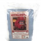 Owen Home Collection Blue Woven Afghan 100% Cotton Throw 50 x 60