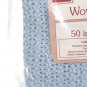 Owen Home Collection Blue Woven Afghan 100% Cotton Throw 50 x 60