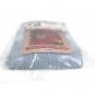 Owen Home Collection Blue Woven Afghan 100% Cotton Throw 50 x 60