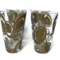 Le Gocce Cerve Mid Century Set of 4 Tumblers Highball Glasses Pop Art Barware
